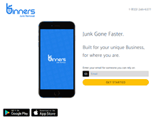 Tablet Screenshot of binners.com